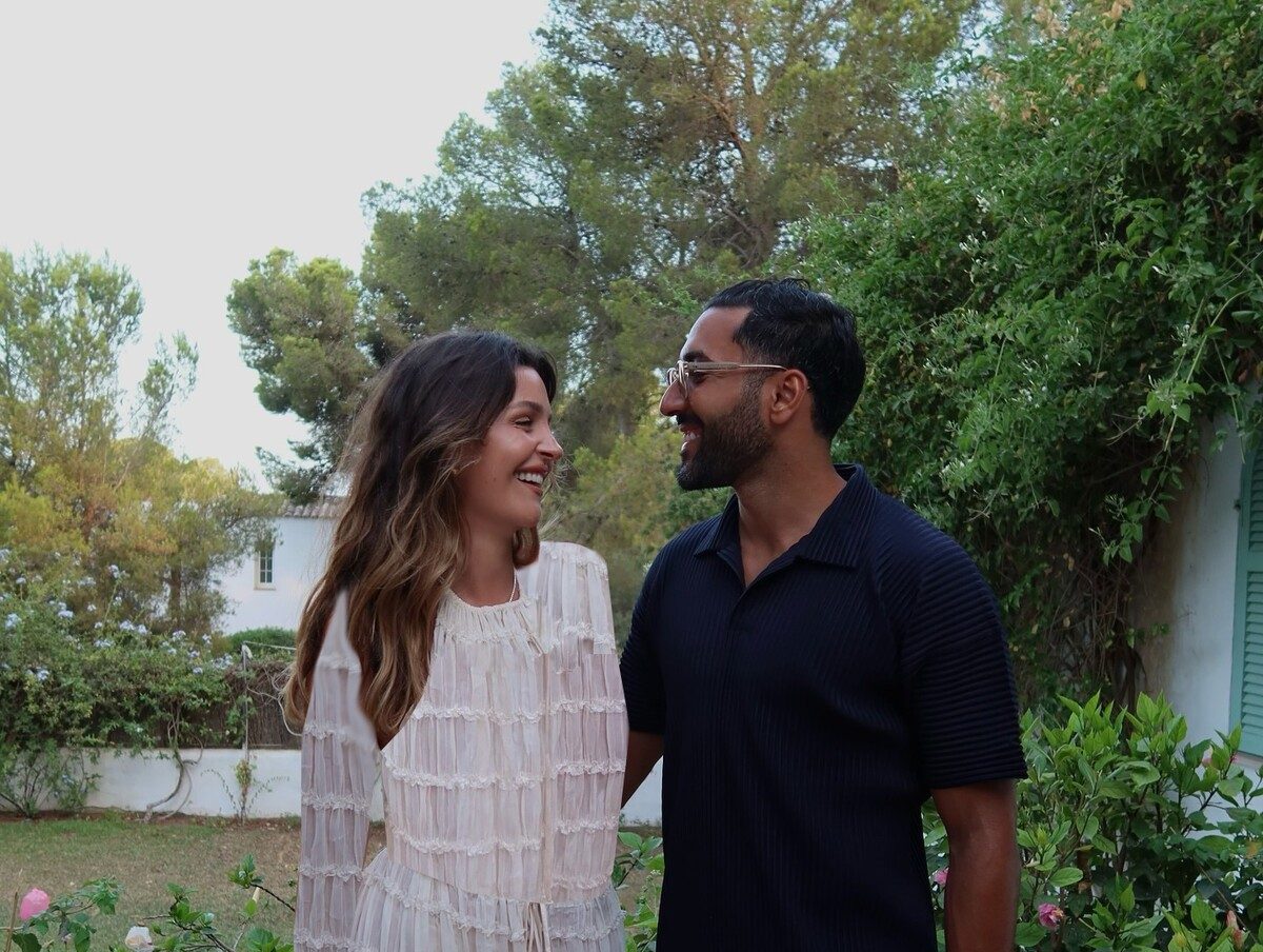 سامان قدوس و همسرش