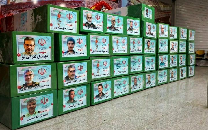 عکس شهدای حمله اسرائیل به ایران