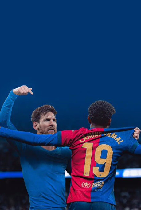 عکس لامین یامال از پشت - فوتو فوتبال عکس لامین یامال از پشت