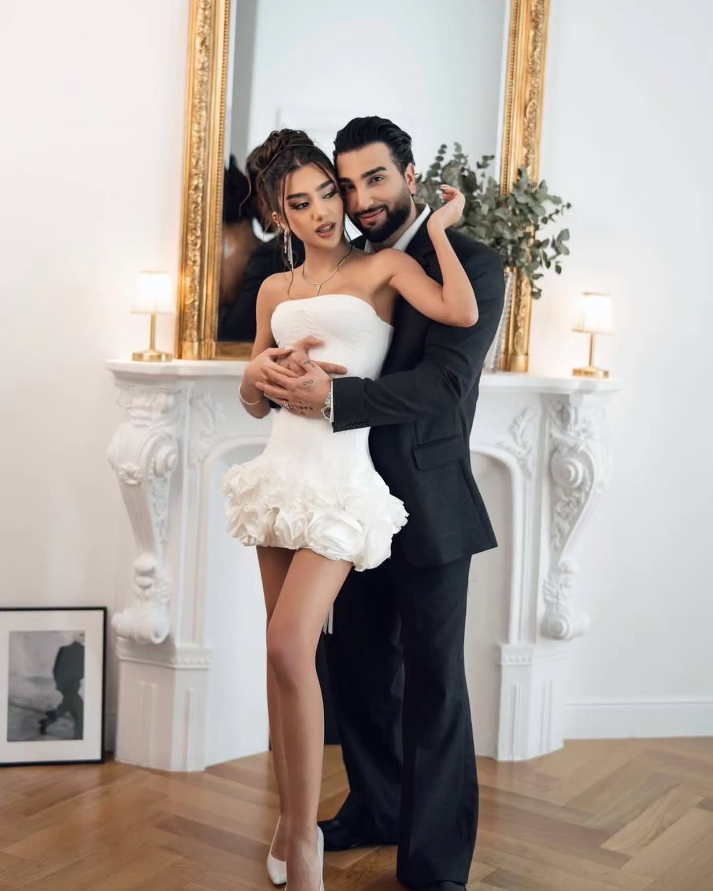 حسین تهی و همسرش