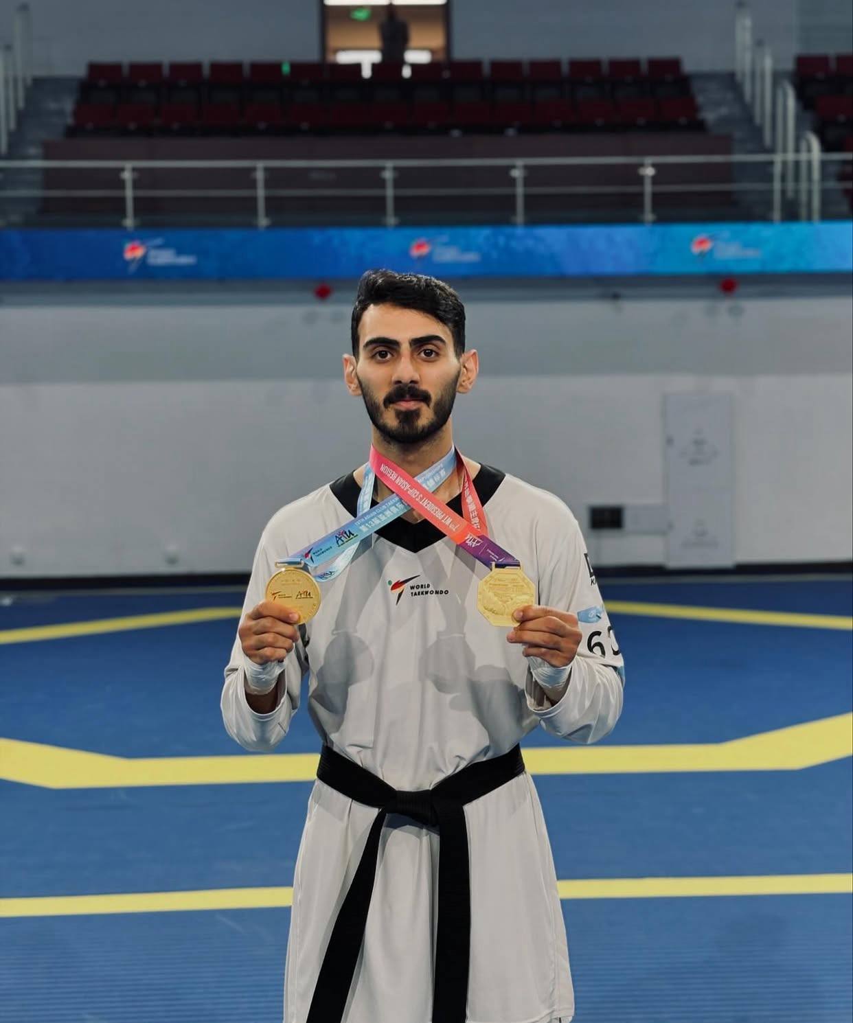 امیرسینا بختیاری مدال طلا