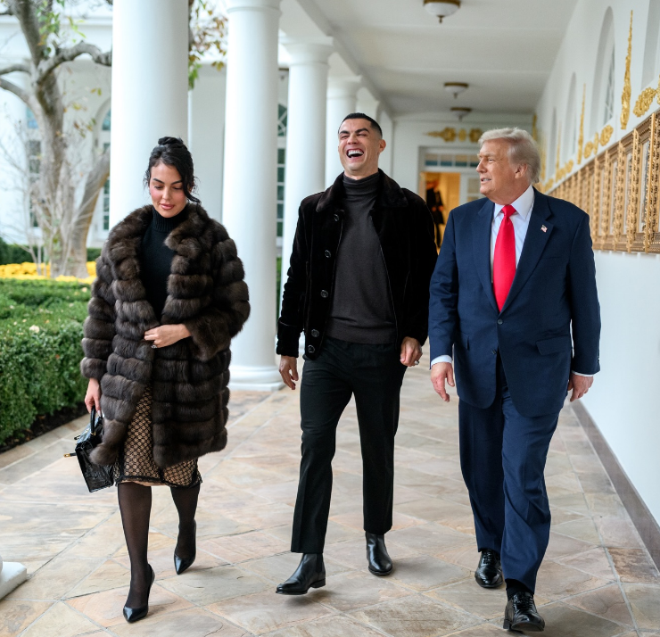 جورجینا رودریگز در کاخ سفید