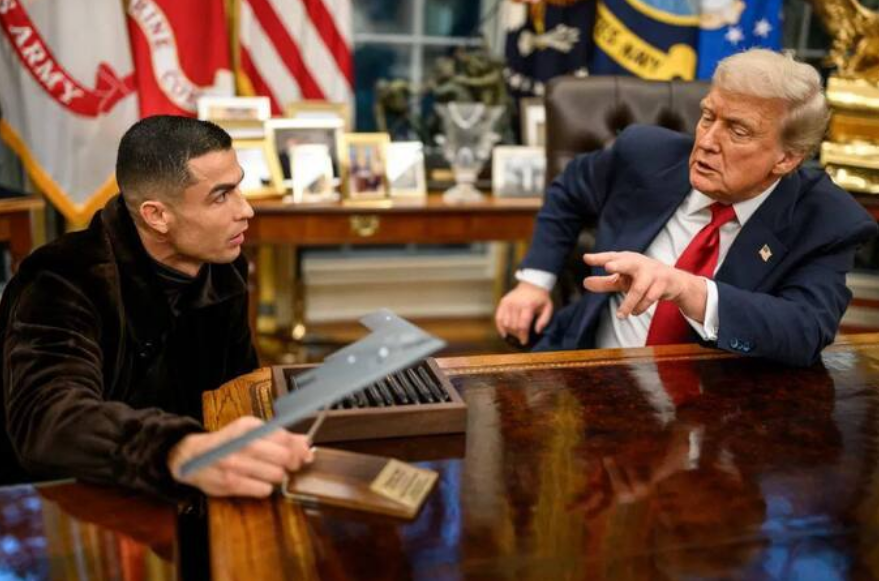 اولین دیدار رونالدو با ترامپ