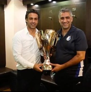 عکس فرزاد مجیدی و فرهاد مجیدی - فوتو فوتبال عکس فرزاد مجیدی و فرهاد مجیدی