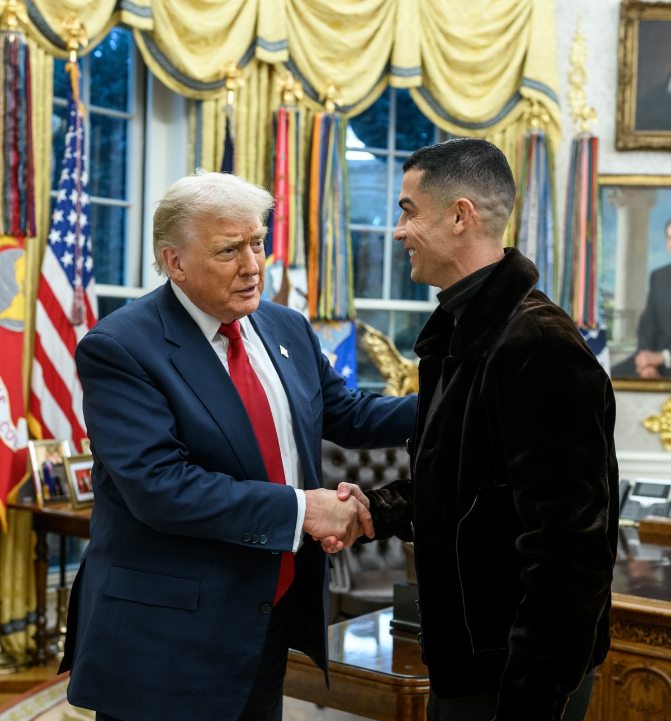 عکس رونالدو و ترامپ