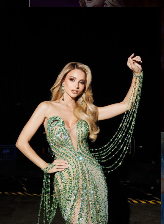 عکس آلدانا ماست در مراسم دختر شایسته جهان عکس آلدانا ماست در مراسم دختر شایسته جهان