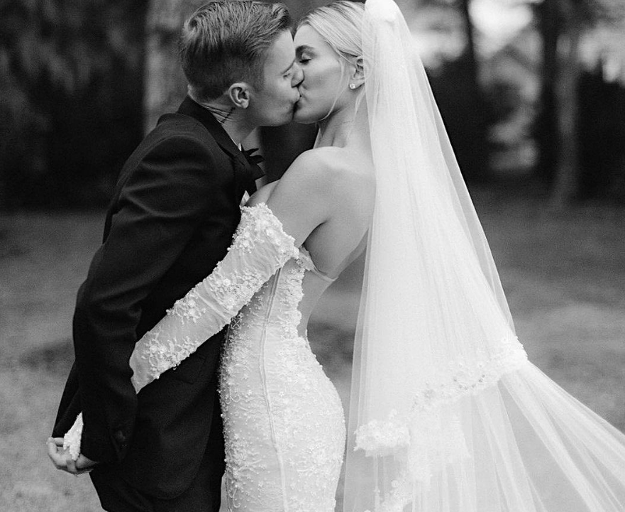 عکس های عروسی جاستین بیبر و هلاری بالدوین